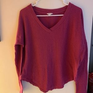 Aeropostale waffle long sleeved shirt